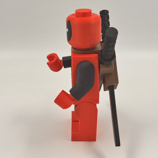 5x Scale BrickFig Deadpool