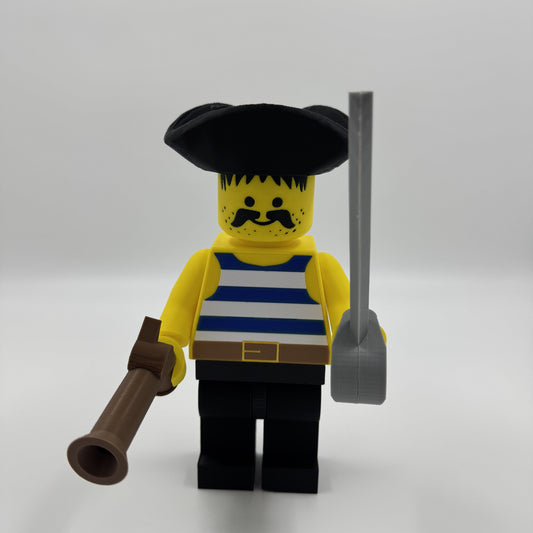 5x Scale BrickFig Pirate