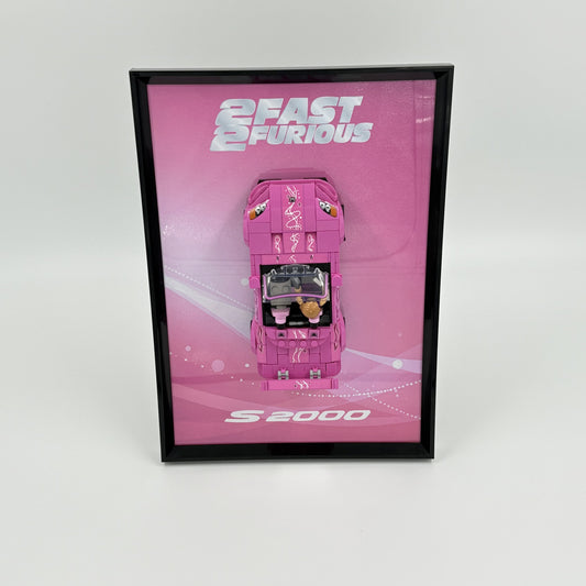 Framed Display for LEGO® Speed Champions