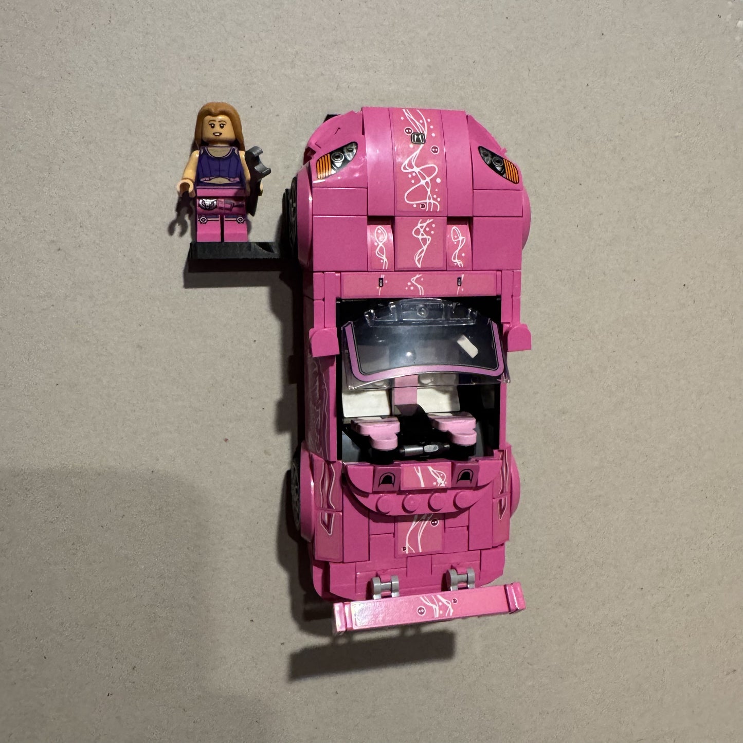 LEGO Speed Champions Vertical Wall Mount Display Stand – Custom 3D Printed in New Zealand