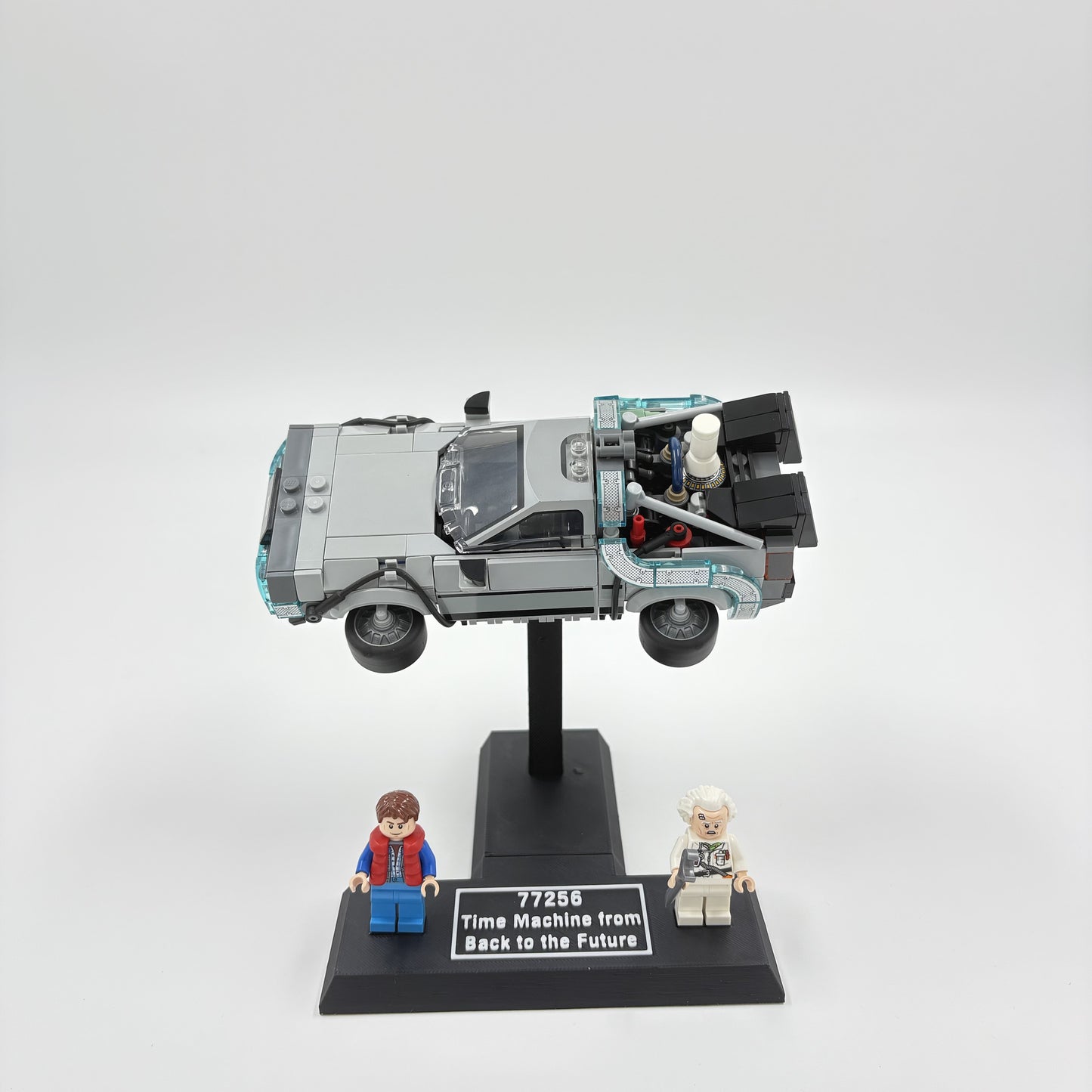 Time Machine from Back to the Future 77256 Display Stand – 3D Printed in New Zealand