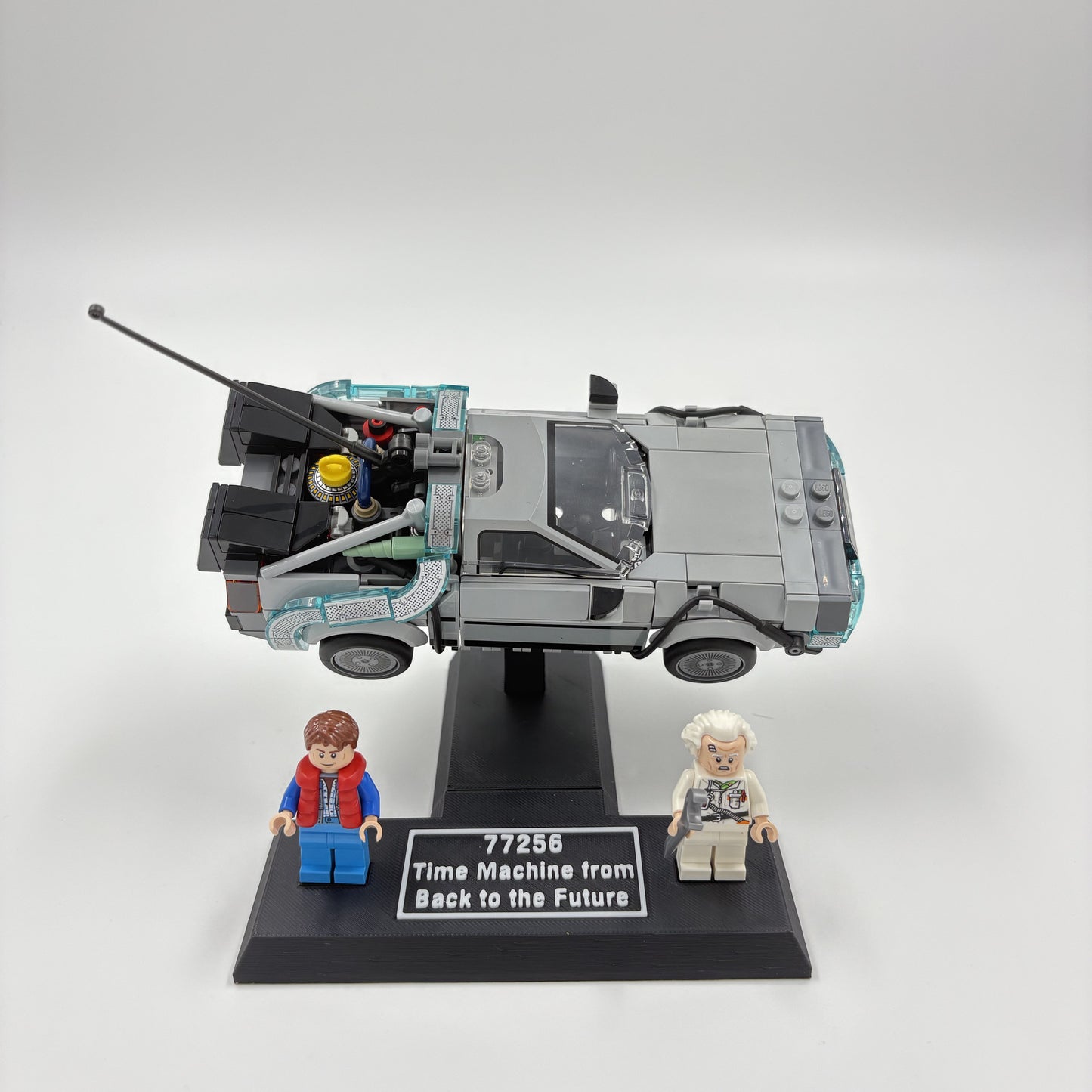 Time Machine from Back to the Future 77256 Display Stand – 3D Printed in New Zealand