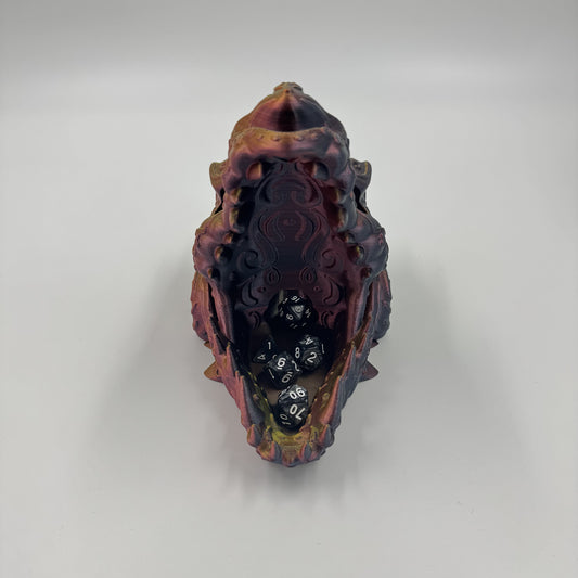 Ornate Dragon Skull Dice Tower