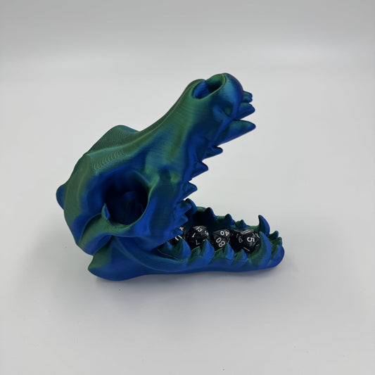 Wolf Skull Dice Tower