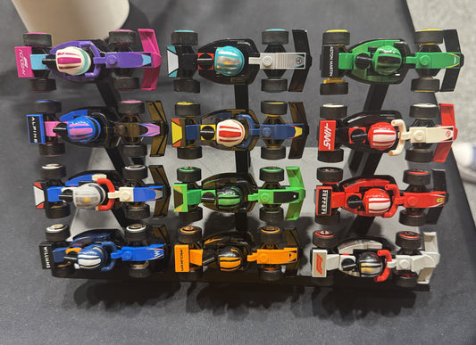 LEGO F1® Collectible Race Car Display Stand – Holds All 12 Cars | 3D Printed in New Zealand