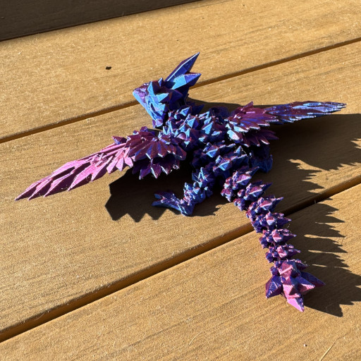 Baby Dragon-Crystal Winged